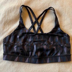 Lululemon Energy Bra Geometric pattern size 10